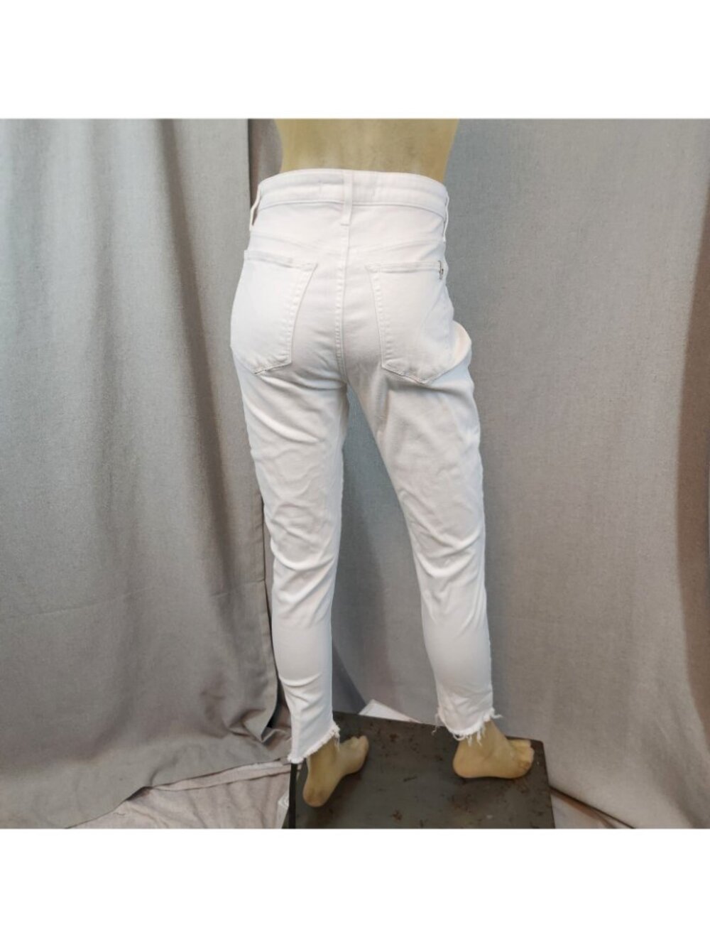 Joes Jeans JJ White Skinny Mid Rise Denim Blue Jeans Size 4 SMALL 30 W x 27 I - Picture 4 of 8